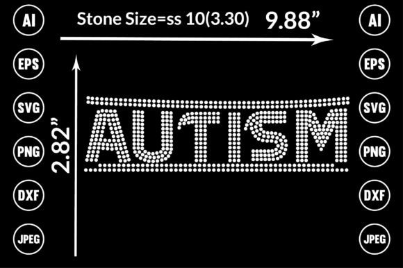 Autism Rhinestone Templates: Crafting with Purpose