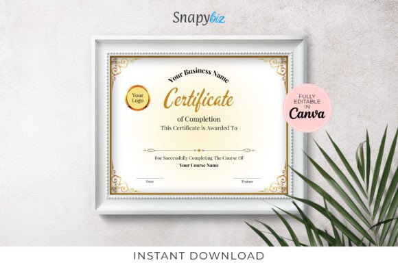 Elevate Your Beauty Business with Editable Gold Certificate Templates