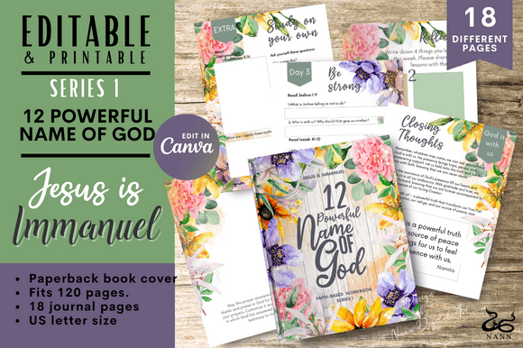 Jesus is Immanuel Workbook Templates: Streamlining Your KDP Publishing