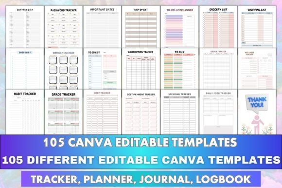 Master Amazon KDP with 105 Canva Editable Templates
