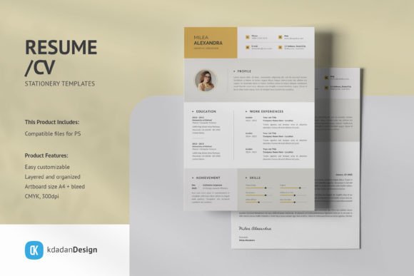 Modern Resume Templates: Stand Out with Vol 155 PSD