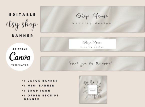 Professional Etsy Branding with Elegant Templates