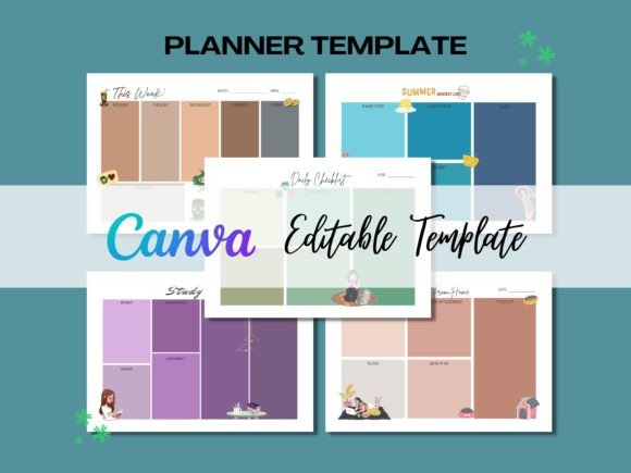 Smart Planning with Editable Cute Templates