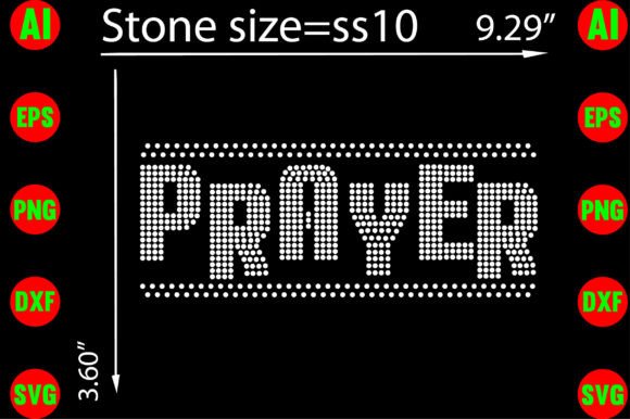 Sparkle and Faith: Using Prayer Rhinestone Templates