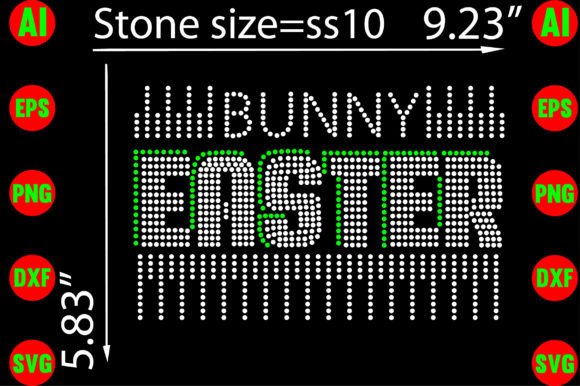 Sparkle This Spring: Leveraging Easter Bunny Rhinestone Templates