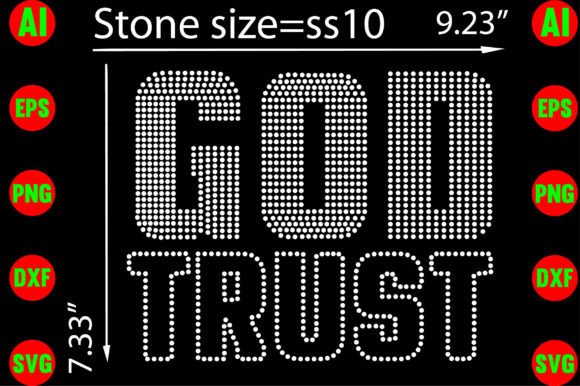Sparkle with Purpose: Using God Trust Rhinestone Templates