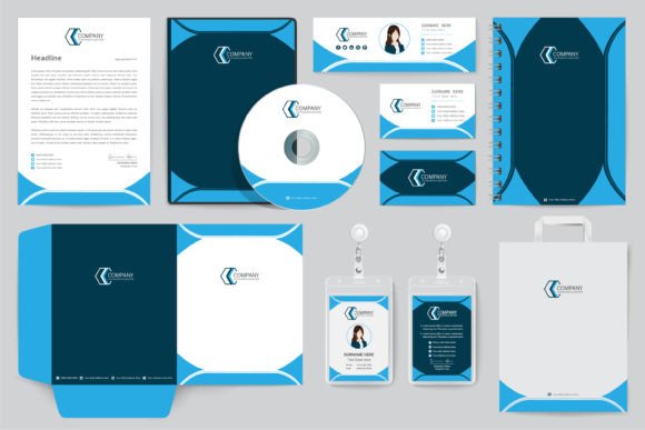 Stationery Templates for Clean Brands: A Modern Office Set
