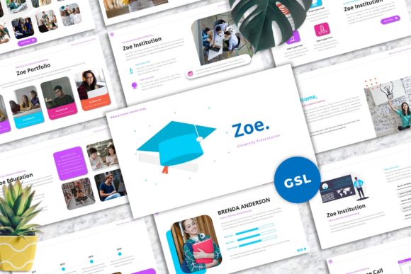 Zoe University Googleslide Templates: A Complete Design Toolkit